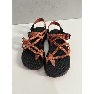 Chacós women sandals orange and yellow size 8W